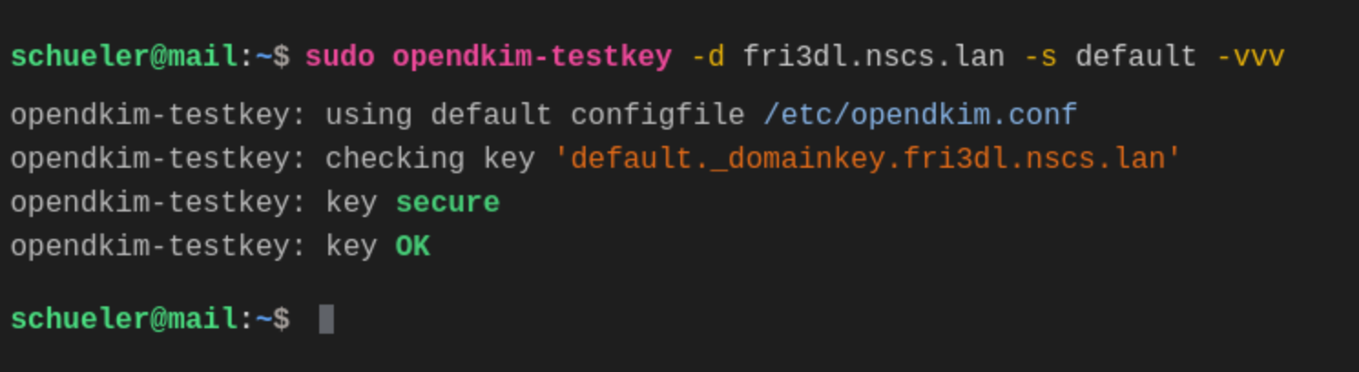 DKIM Key Test