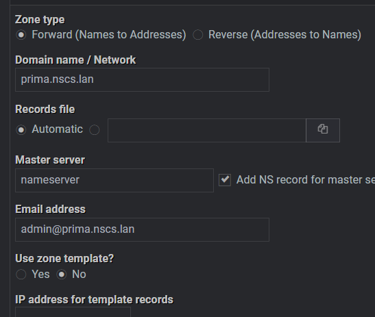 DNS Config 1