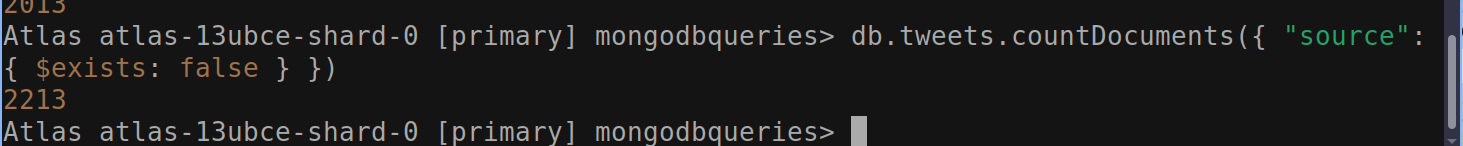 tweets missing source field